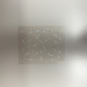 3D Sticker weiss XF 002